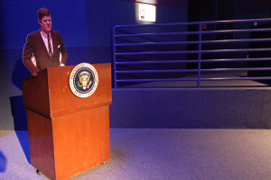 Kennedy podium in Destiny Theater