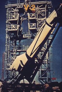 V-2 missile launch at White Sands Missile Range. 