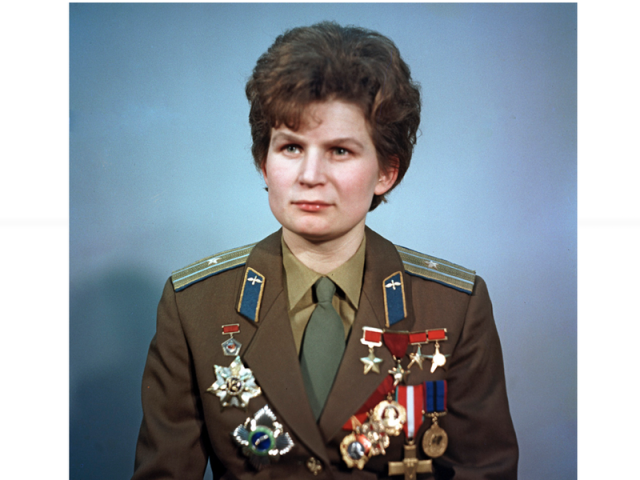 Valentina Tereshkova the first woman in space.