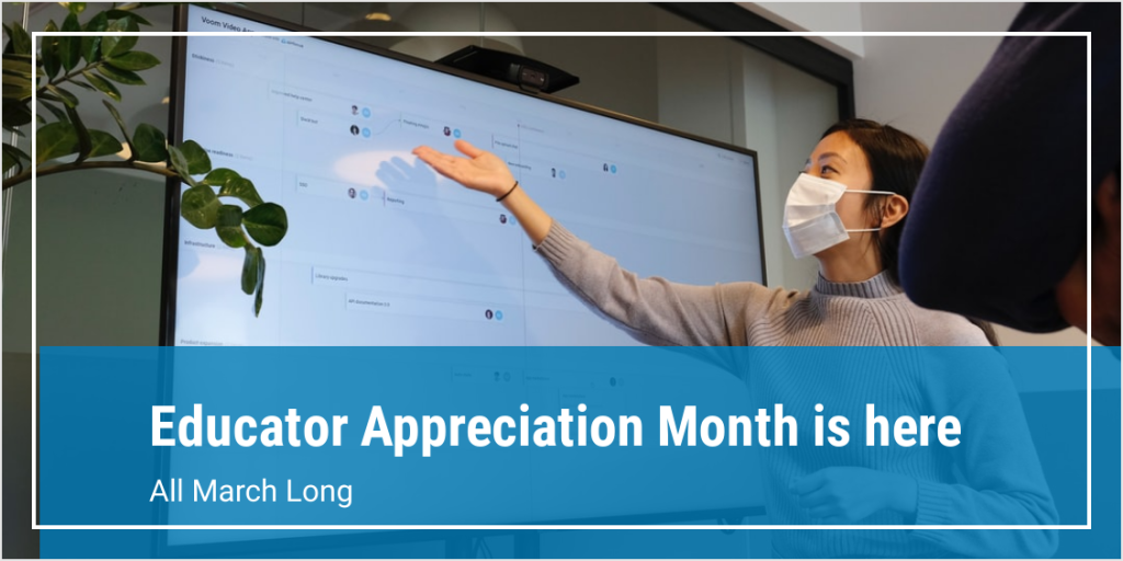 Educator Appreciation Month Banner