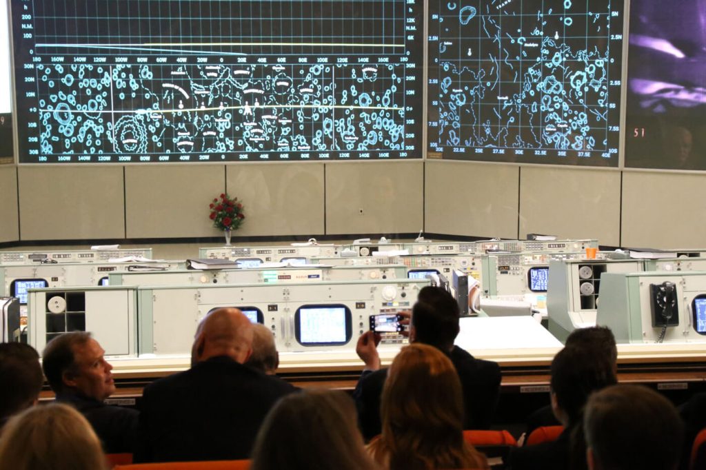 NASA’s Apollo Mission Control Center celebrates human space exploration and inspires people from around the world who visit.