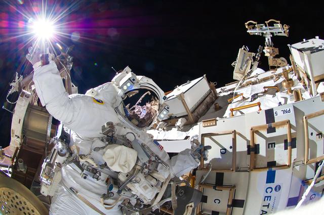 suni williams space station exercise